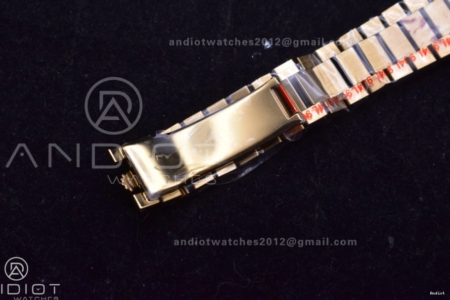 Bracelet Steel QF 36 V5 on DayDate vr3255 (Gain Best President YG Weight) Edition Dial 904L Gold 0225